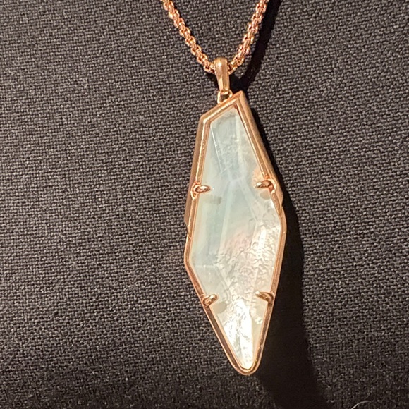 Kendra Scott Rose Gold Pendant Necklace - Picture 7 of 9